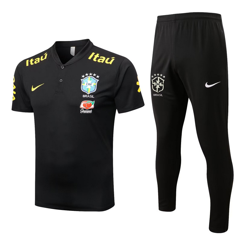 AAA Quality Brazil 22/23 Black Training Kit Jerseys